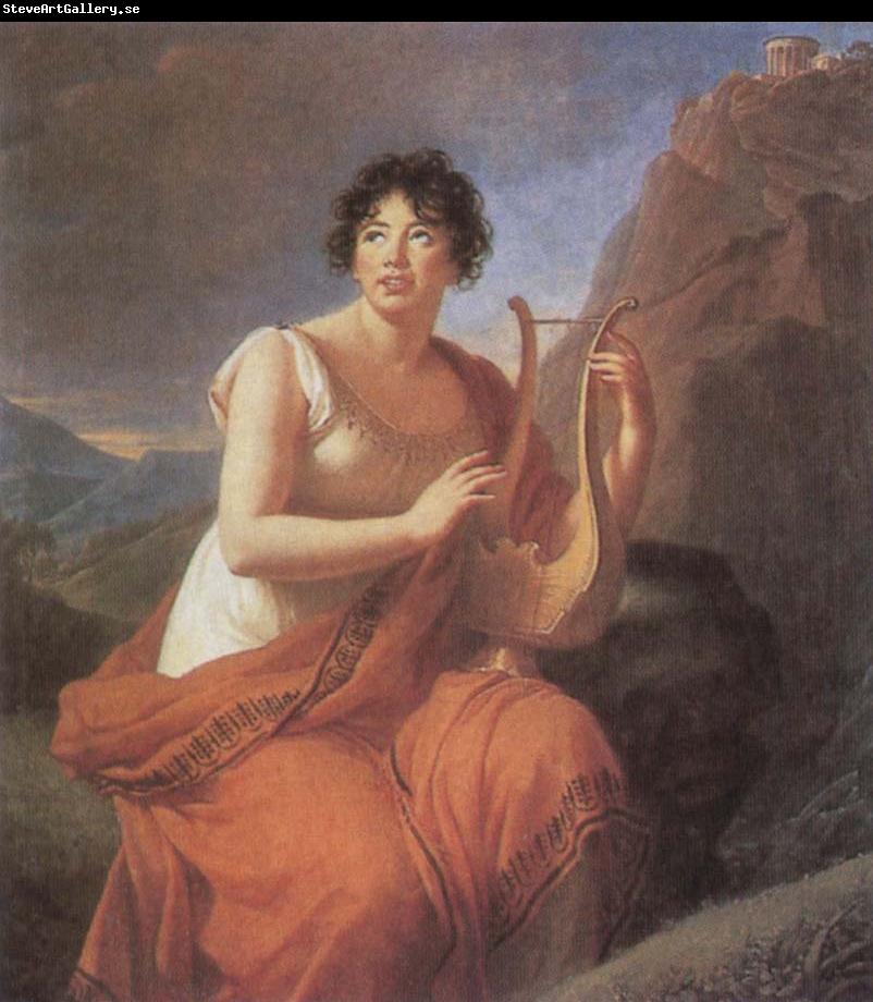 VIGEE-LEBRUN, Elisabeth Mme de Stael as Corinne